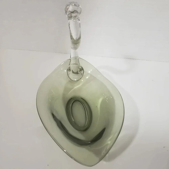 Vintage Duncan Miller Green/Clear Handblown  Art Glass Swan. - Picture 5 of 8